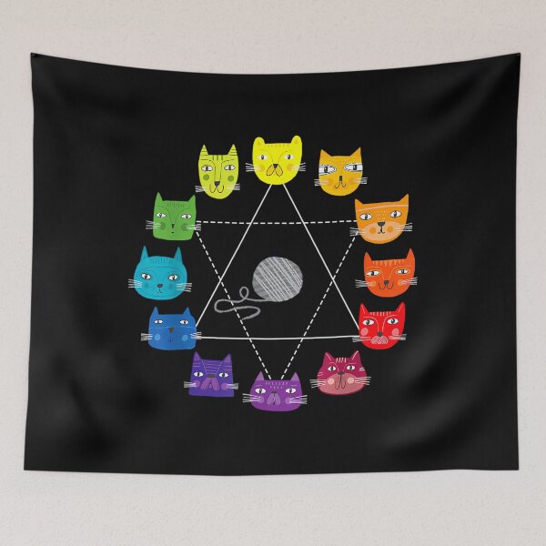 Item preview, Cat Themed Artist Color Wheel Educational Art Teacher 		 designed and sold by ocneprpqv19.