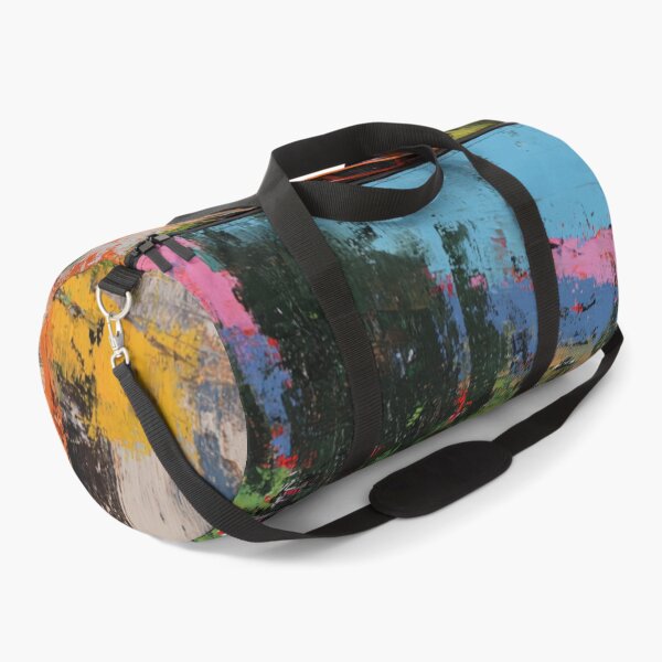 Item preview, Abstract depiction of rally cars racing through rough terrain with vibrant colours Art Inspired By Nature And The Active Outdoors designed and sold by CDC40.