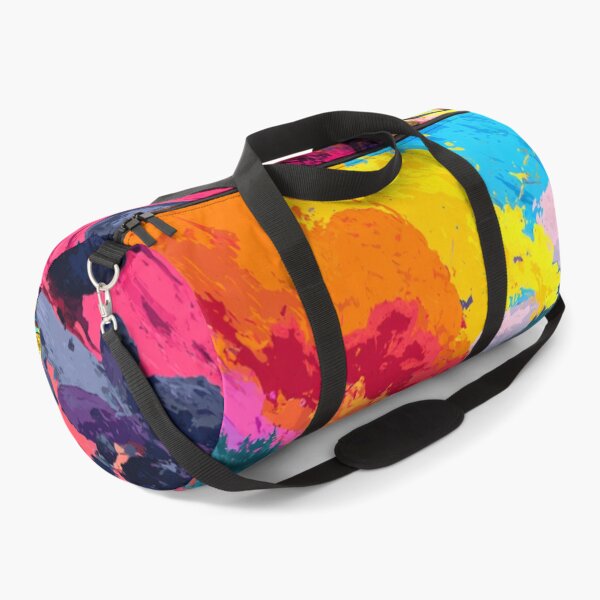 Item preview, Abstract depiction of rally cars racing through rough terrain with vibrant colours Art Inspired By Nature And The Active Outdoors designed and sold by CDC40.