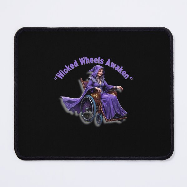 Item preview, "Wicked Wheels Awaken – Spooky Halloween Wheelchair Witch Design" designed and sold by It's Wheelie Cool.
