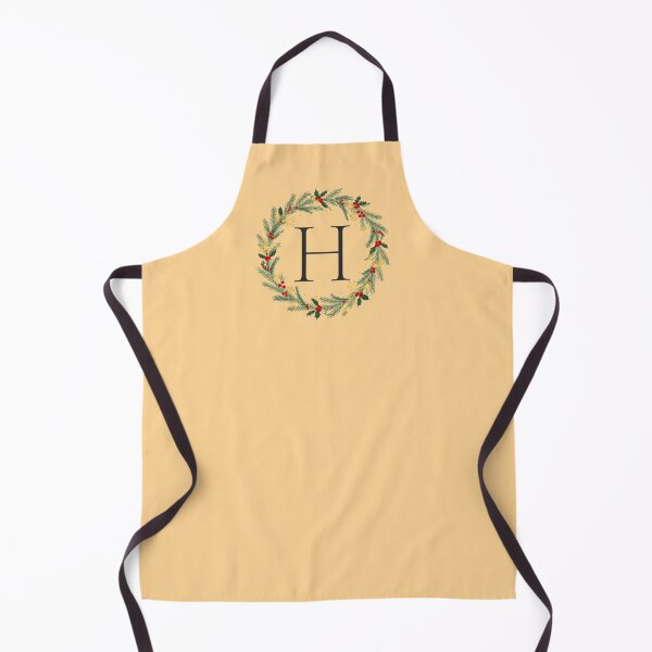 Item preview, Christmas Monogram Letter H Ornament Wreath – Holiday Initial Gift 2025 designed and sold by Punnyverse.