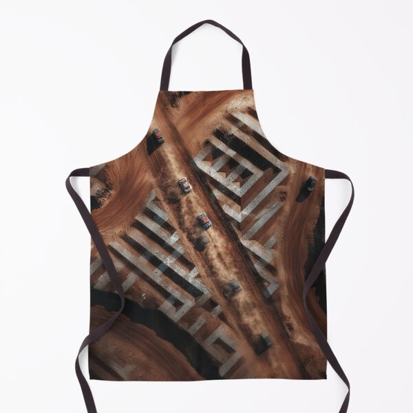 Item preview, Cars navigating through dirt tracks amidst geometric patterns Art Inspired By Nature And The Active Outdoors designed and sold by CDC40.