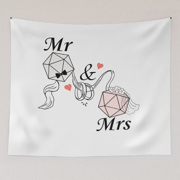 Item preview, Dnd Couple Wedding Engagement Mr and Mrs designed and sold by DungeonAtelier.