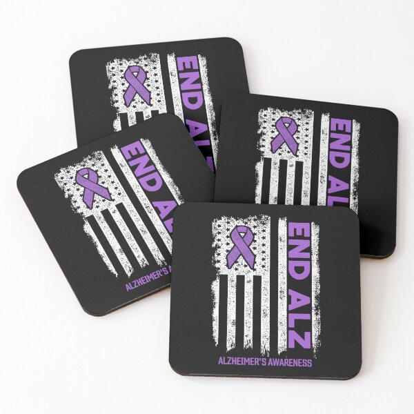 Item preview, Alzheimers 	 American Flag End Alz Alzheimer's Awareness 		 designed and sold by gsjuzabfkar81.