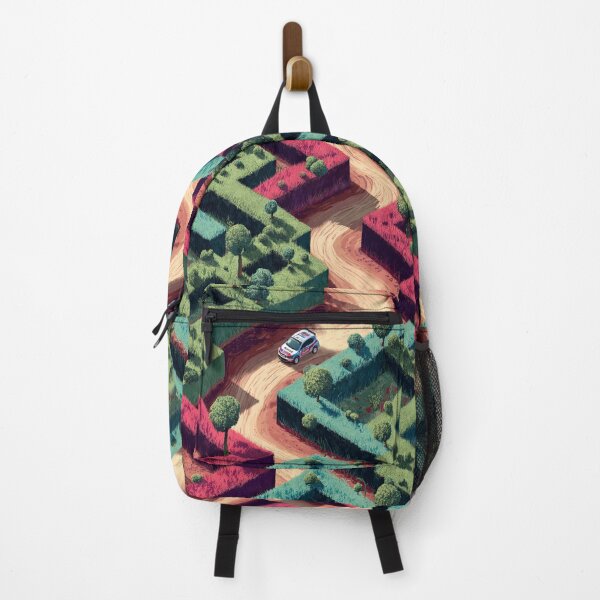 Item preview, Cars navigating through dirt tracks amidst geometric patterns Art Inspired By Nature And The Active Outdoors designed and sold by CDC40.