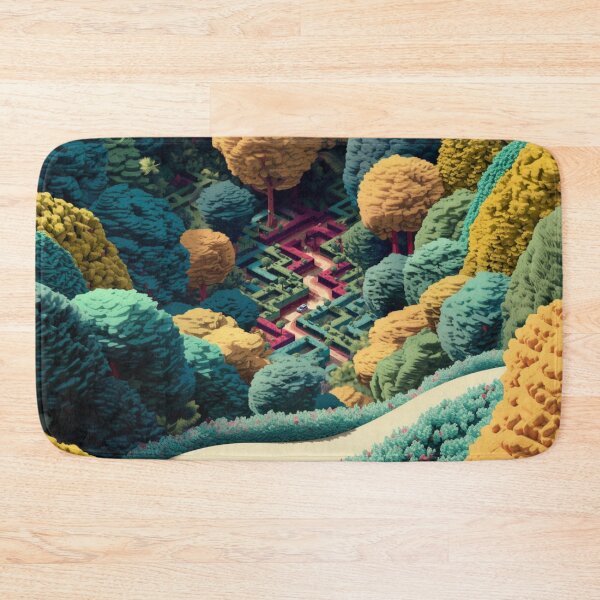 Item preview, Cars navigating through dirt tracks amidst geometric patterns Art Inspired By Nature And The Active Outdoors designed and sold by CDC40.