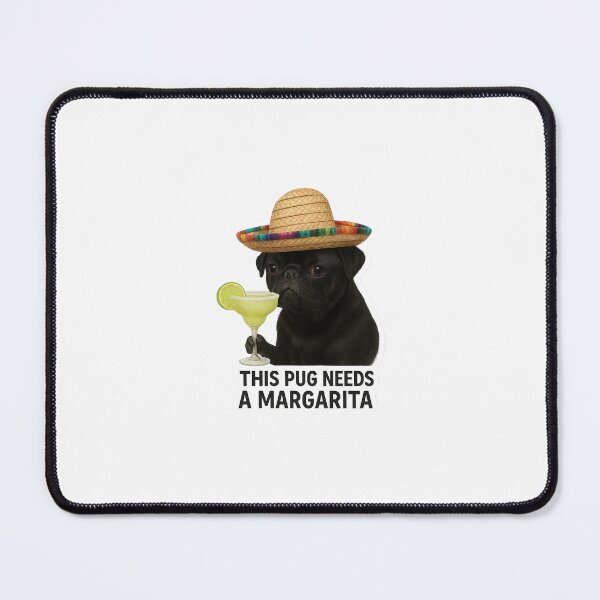 Item preview, This Pug Needs A Margarita designed and sold by Manny&Co.