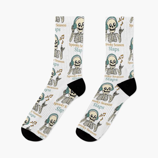 Item preview, Spooky Season Slaps – Skeleton Headphones Halloween Design designed and sold by Arismatica Design.