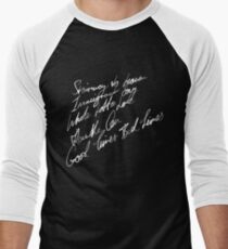 Camiseta ¾ bicolor para hombre Led Zeppelin - Canciones (chickenscratch)