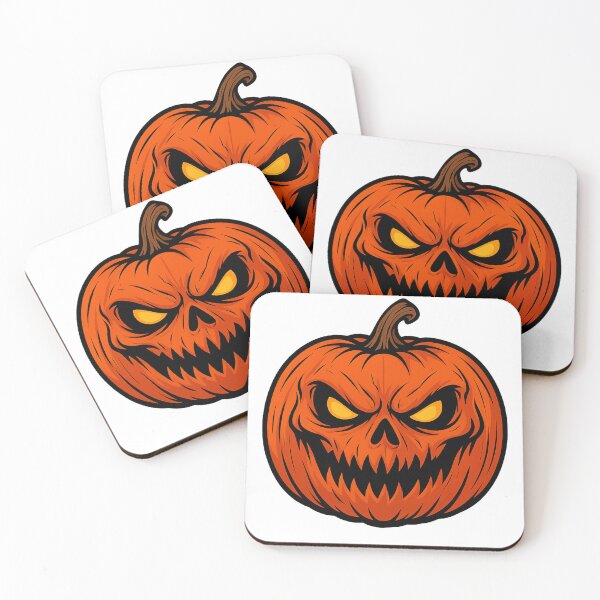 Item preview, Scary pumpkin face designed and sold by JamesBDesigns.