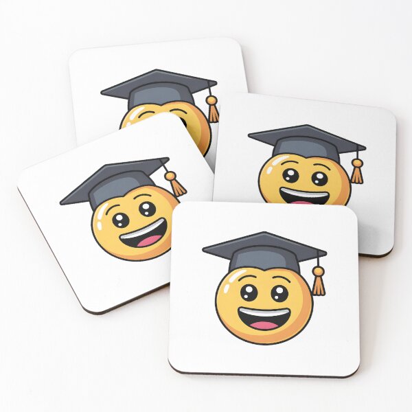 Item preview, Graduate Emoji – Cartoon Graduation Hat designed and sold by drchzak.