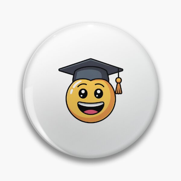 Item preview, Graduate Emoji – Cartoon Graduation Hat designed and sold by drchzak.