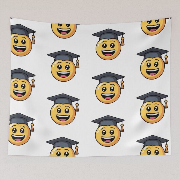 Item preview, Graduate Emoji – Cartoon Graduation Hat designed and sold by drchzak.