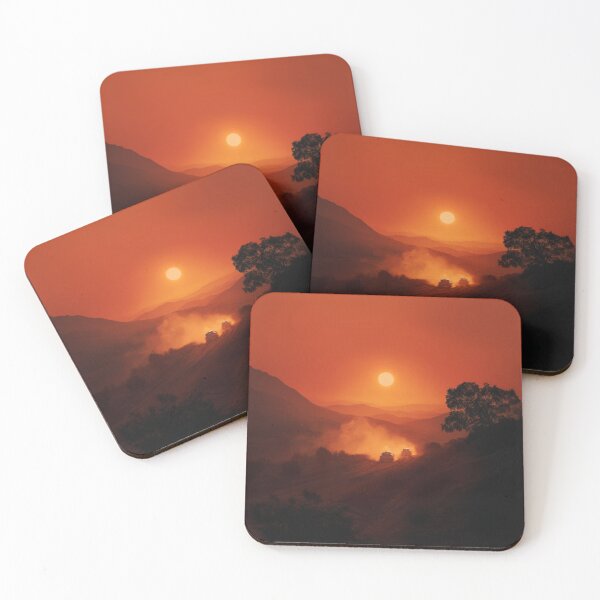 Item preview, Sunset gradient backdrop with rally cars in action Art Inspired By Nature And The Active Outdoors designed and sold by CDC40.