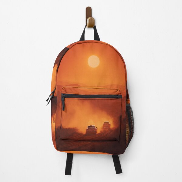 Item preview, Sunset gradient backdrop with rally cars in action Art Inspired By Nature And The Active Outdoors designed and sold by CDC40.