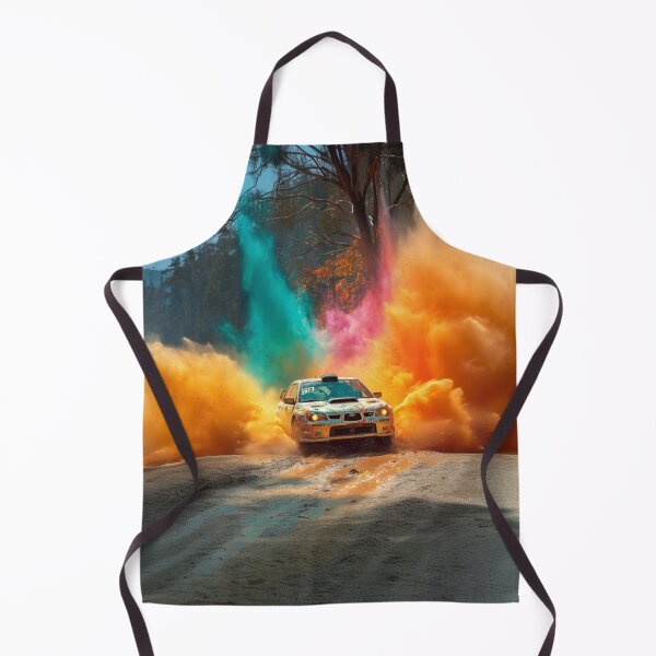 Item preview, Rally car kicking up splashes of colour during a race Art Inspired By Nature And The Active Outdoors designed and sold by CDC40.