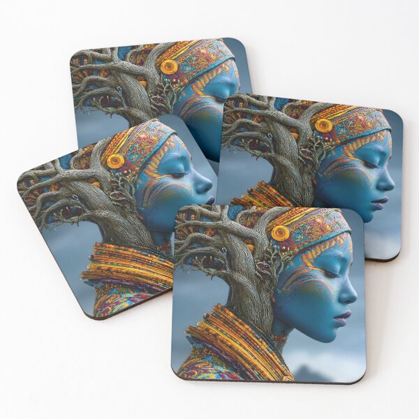 Item preview, Enchanting Tree-Human Fusion in Vibrant Colors designed and sold by Artessie.
