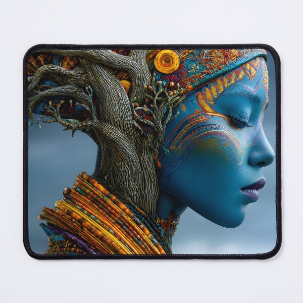 Item preview, Enchanting Tree-Human Fusion in Vibrant Colors designed and sold by Artessie.