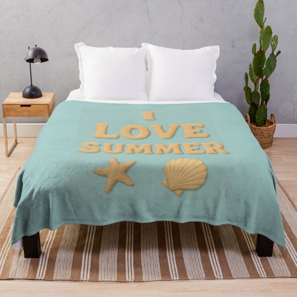 Item preview, I Love Summer – Sandy Letters & Seashells designed and sold by GeoWild Designs.