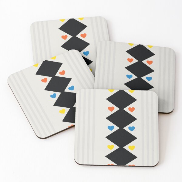Item preview, Modern Argyle Stripe Pattern with Hearts designed and sold by VintageStyle.