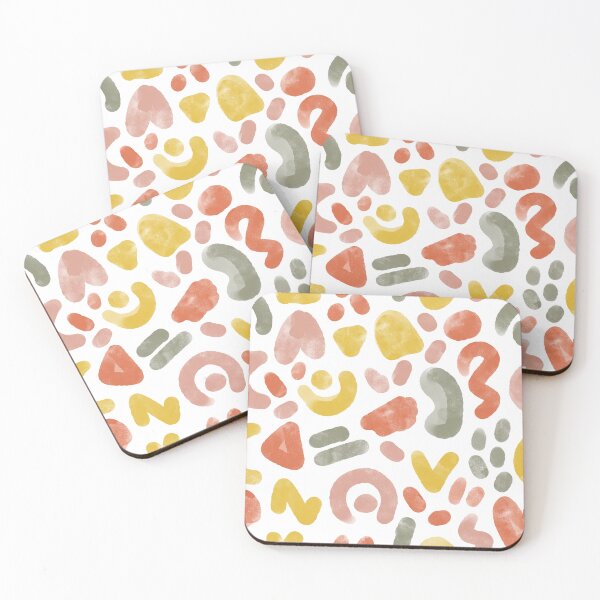 Item preview, Boho Abstract Texture Shapes Pattern designed and sold by Farissa Designs.