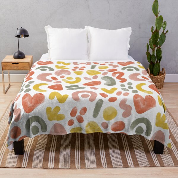 Item preview, Boho Abstract Texture Shapes Pattern designed and sold by Farissa Designs.