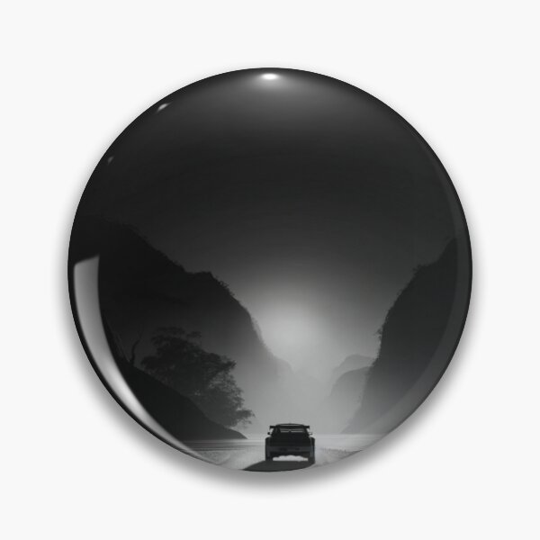 Item preview, Monochrome silhouette of a rally car against a neon-lit landscape Art Inspired By Nature And The Active Outdoors designed and sold by CDC40.