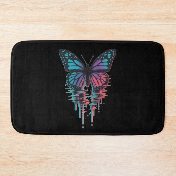 Item preview, Glitched Butterfly – Neon Distortion Digital Aesthetic designed and sold by OnPointOutfits.