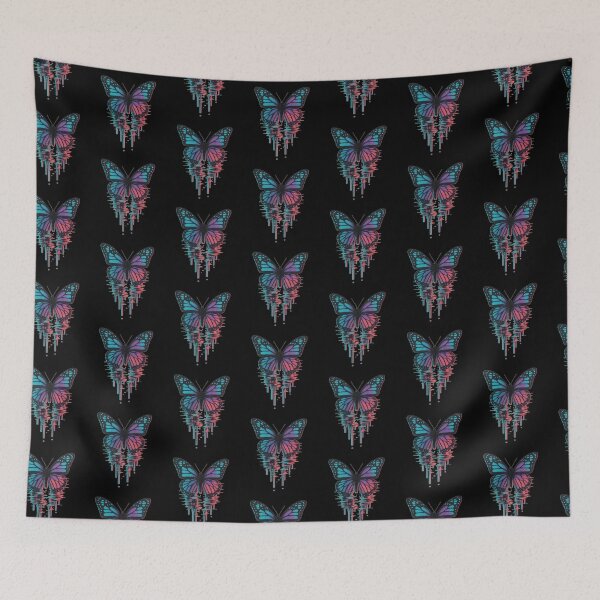 Item preview, Glitched Butterfly – Neon Distortion Digital Aesthetic designed and sold by OnPointOutfits.