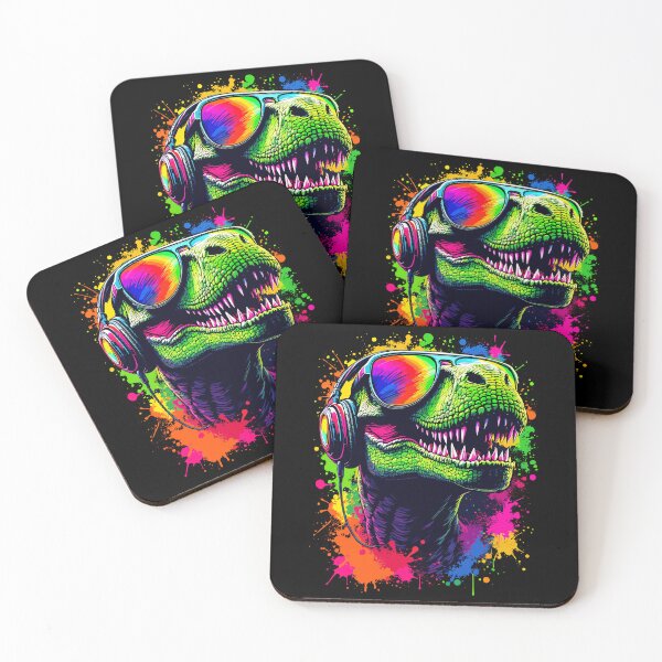 Item preview, T-Rex With Headphones designed and sold by Svenniibee.