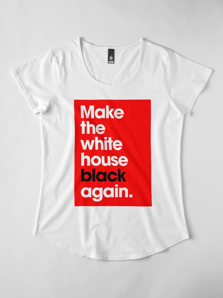 Alternate view of Make America Great Again (Red) Premium Scoop T-Shirt