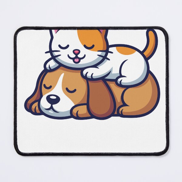 Item preview, dog and cat happy together designed and sold by RafauLato.
