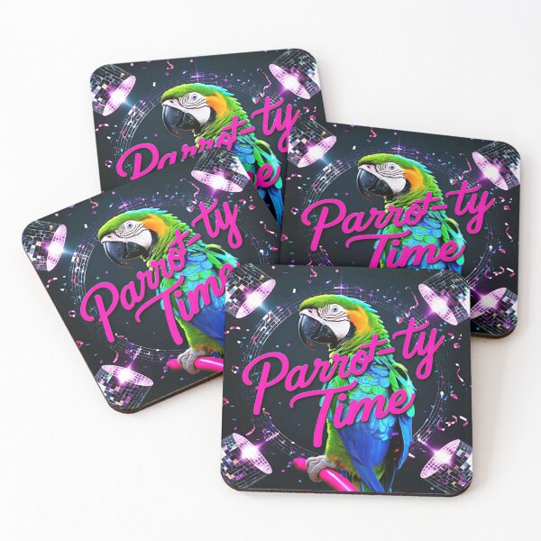 Item preview, Bird Memes - Parrot-ty Time (III) designed and sold by nature. electrified..