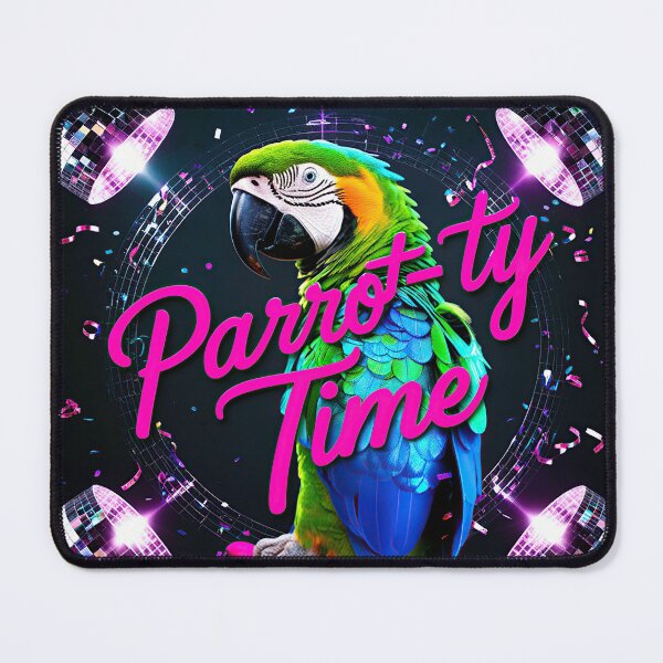 Item preview, Bird Memes - Parrot-ty Time (III) designed and sold by nature. electrified..