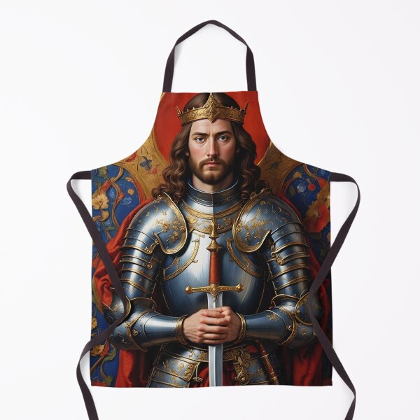 Item preview, Ornate portrait of King Arthur of Camelot from the Arthurian Legends designed and sold by Vintage Designs +.