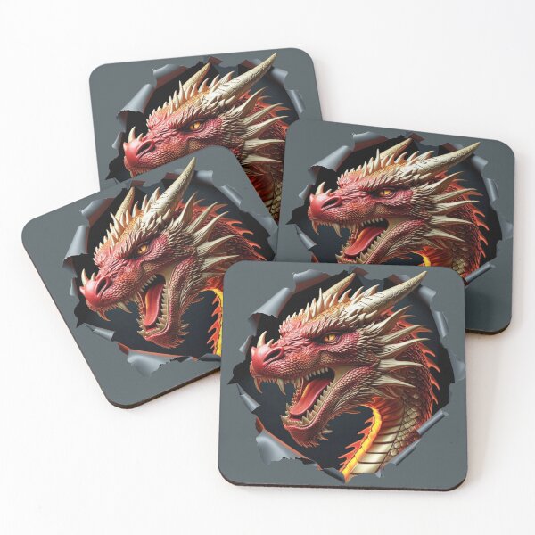 Item preview, Fierce Dragon Head – Dynamic and Bold T-Shirt Design designed and sold by  Cativerse .