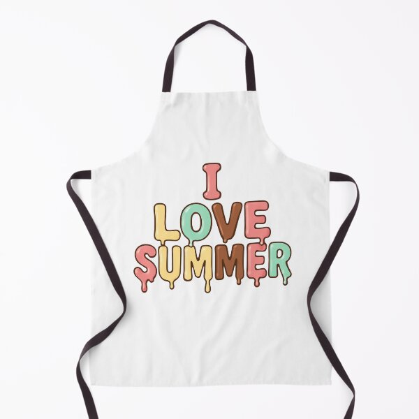 Item preview, I Love Summer – Ice Cream Drip Letters designed and sold by GeoWild Designs.