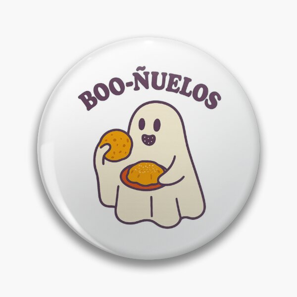 Item preview, Boo-ñuelos – Cute Ghost with Buñuelos Halloween Design designed and sold by Arismatica Design.