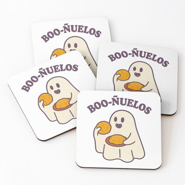 Item preview, Boo-ñuelos – Cute Ghost with Buñuelos Halloween Design designed and sold by Arismatica Design.