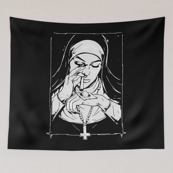 Item preview, Funny Unholy Drug Nun Costume Essential Costume 		 designed and sold by hvsrnzsipt47.
