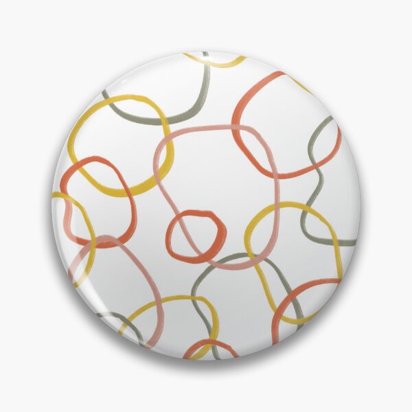 Item preview, Boho Abstract Organic Shapes Outline Pattern designed and sold by Farissa Designs.