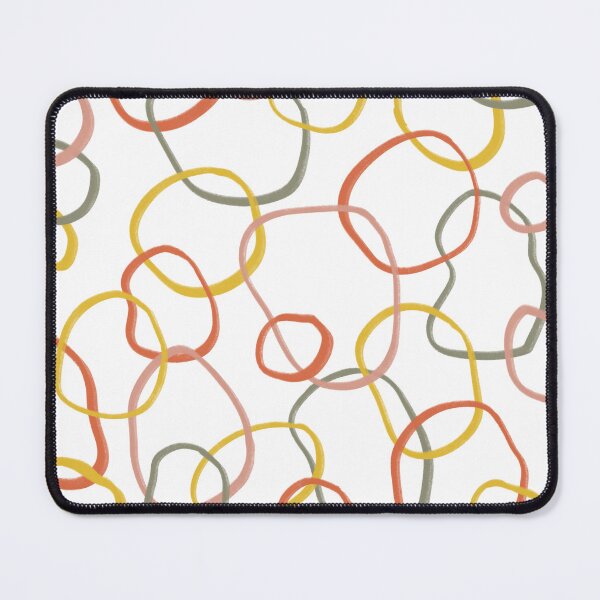 Item preview, Boho Abstract Organic Shapes Outline Pattern designed and sold by Farissa Designs.