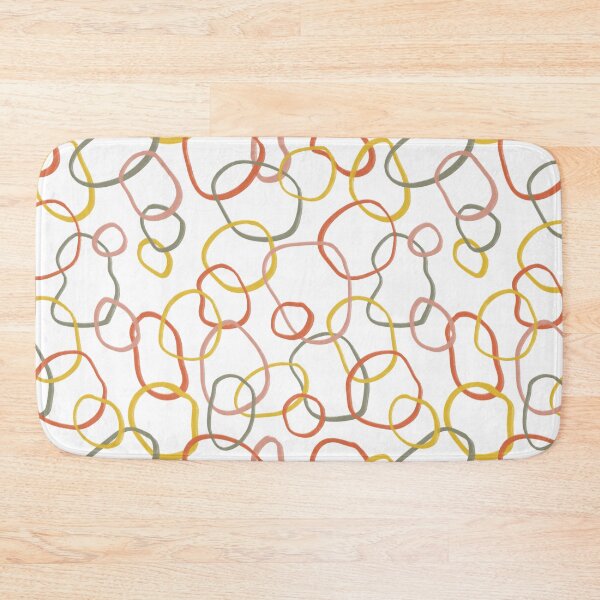 Item preview, Boho Abstract Organic Shapes Outline Pattern designed and sold by Farissa Designs.