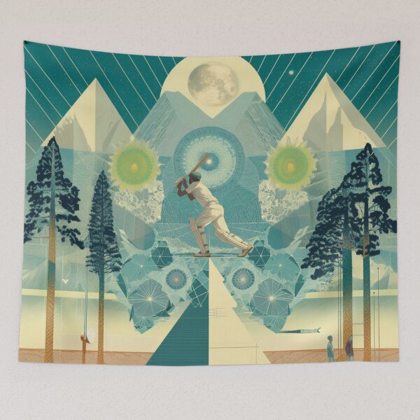 Item preview, Cricket amidst geometric patterns Art Inspired By Nature And The Active Outdoors designed and sold by CDC40.