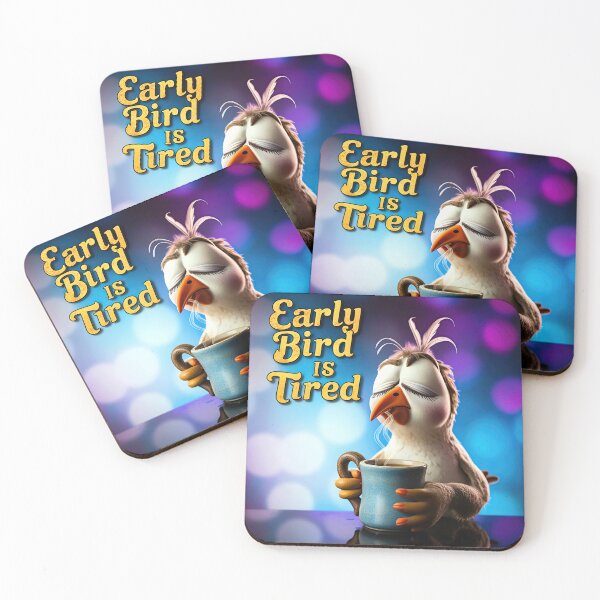 Item preview, Bird Memes - The Early Bird Gets Tired (IV) designed and sold by nature. electrified..