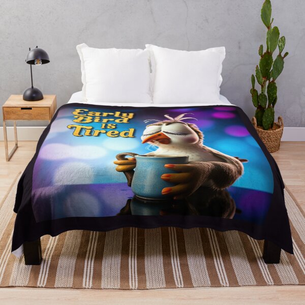 Item preview, Bird Memes - The Early Bird Gets Tired (IV) designed and sold by nature. electrified..