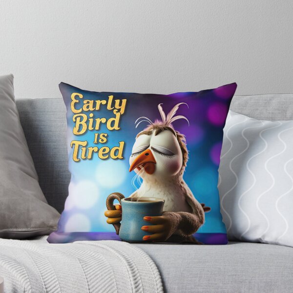 Item preview, Bird Memes - The Early Bird Gets Tired (IV) designed and sold by nature. electrified..
