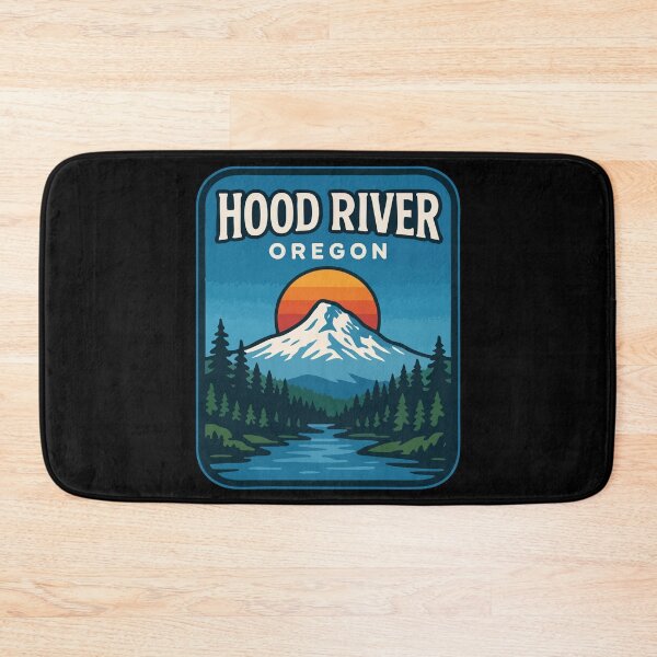 Item preview, Hood River Oregon Retro Travel designed and sold by TomFrontierArt.