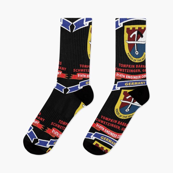 Item preview, Army - 814th Engineer Company - Schwetzingen, Germany Tab- Ribbon, Tompkins Barracks X 300 designed and sold by Military Insignia Products.