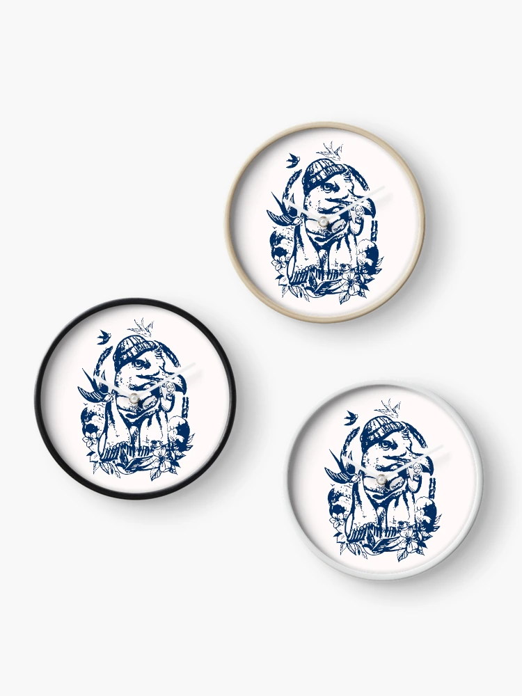 Thumbnail 3 of 4, Clock, Seagull; designed and sold by StickerApe.